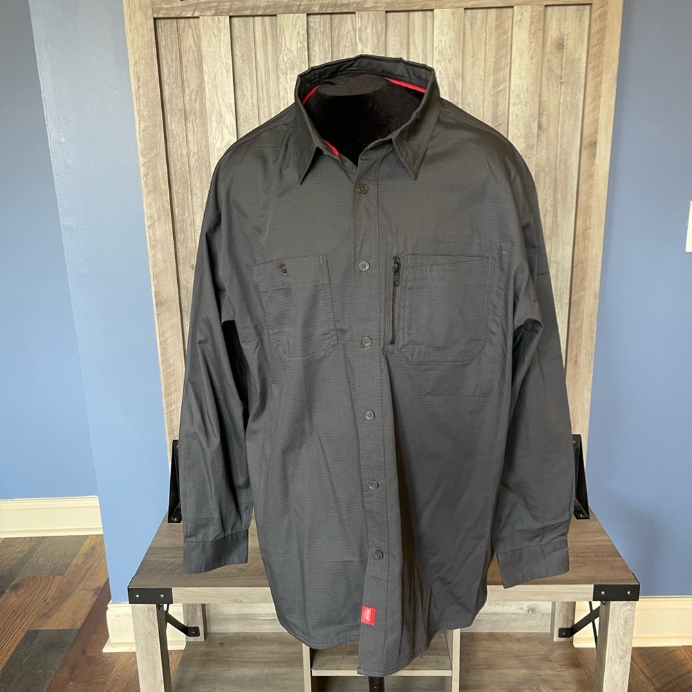 Mens 2XL Red Kap long sleeve work shirt NWT